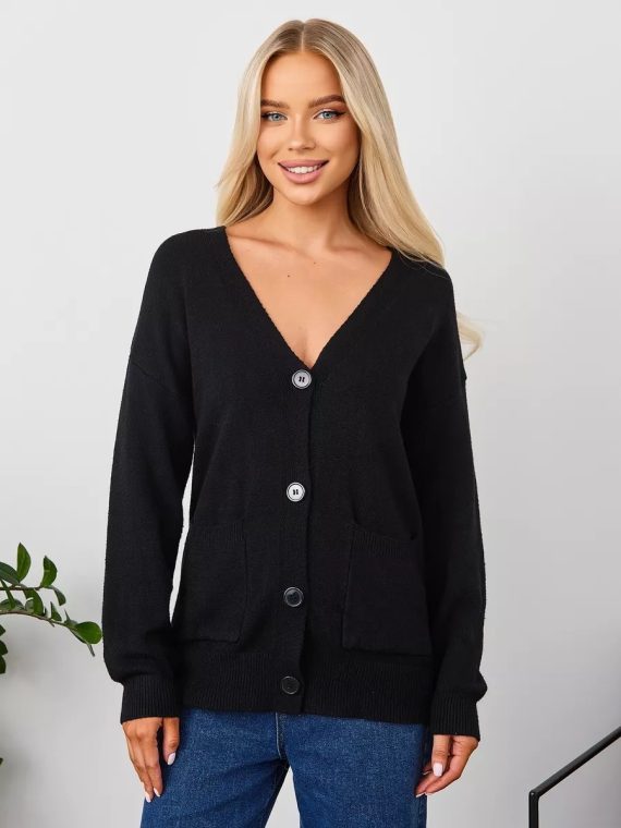 Pullover & Strickjacken |   Damen Strickjacke Aus Wolle Relaxed Fit Bekleidung Damen