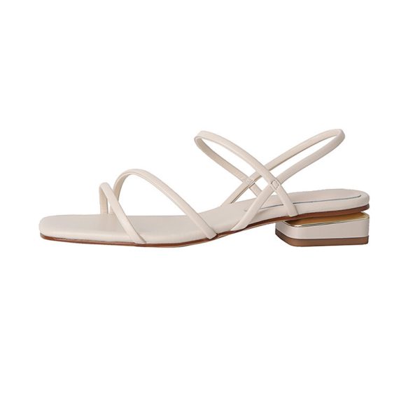 Sandalen |   Damen Sandalen Artis Flat Aus Leder Sandalen Damen