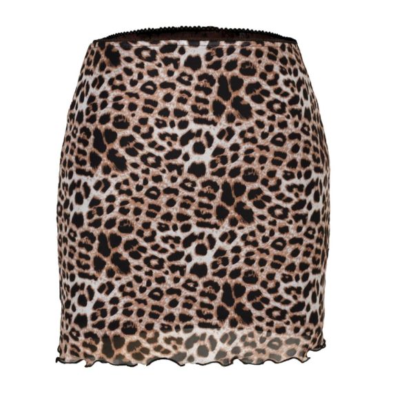 Röcke |   Damen Midirock Mit Animalprint Bekleidung Damen